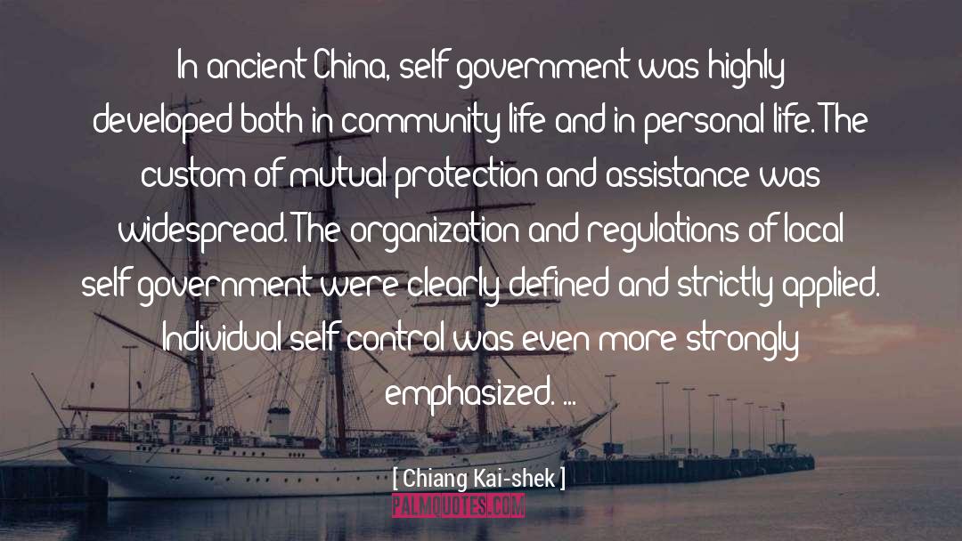 Ancient China quotes by Chiang Kai-shek