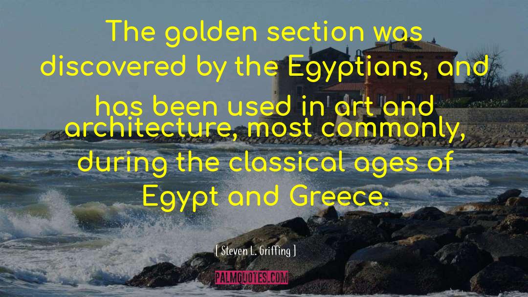 Ancient Egypt quotes by Steven L. Griffing