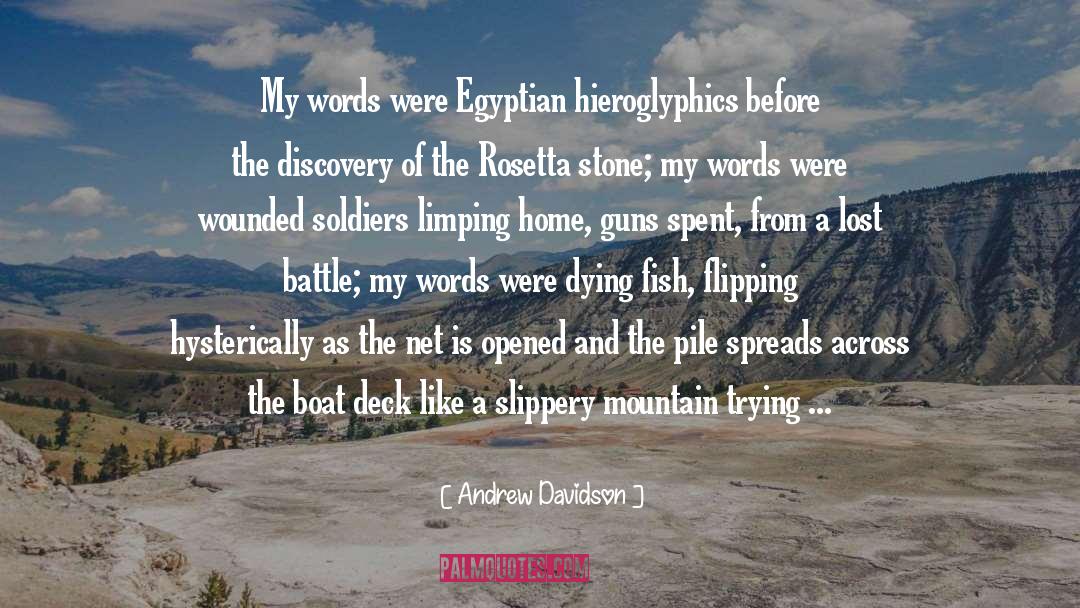 Ancient Egyptian quotes by Andrew Davidson