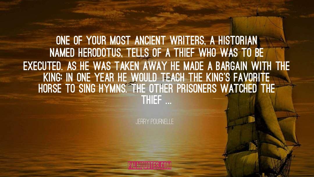 Ancient Egyptians quotes by Jerry Pournelle