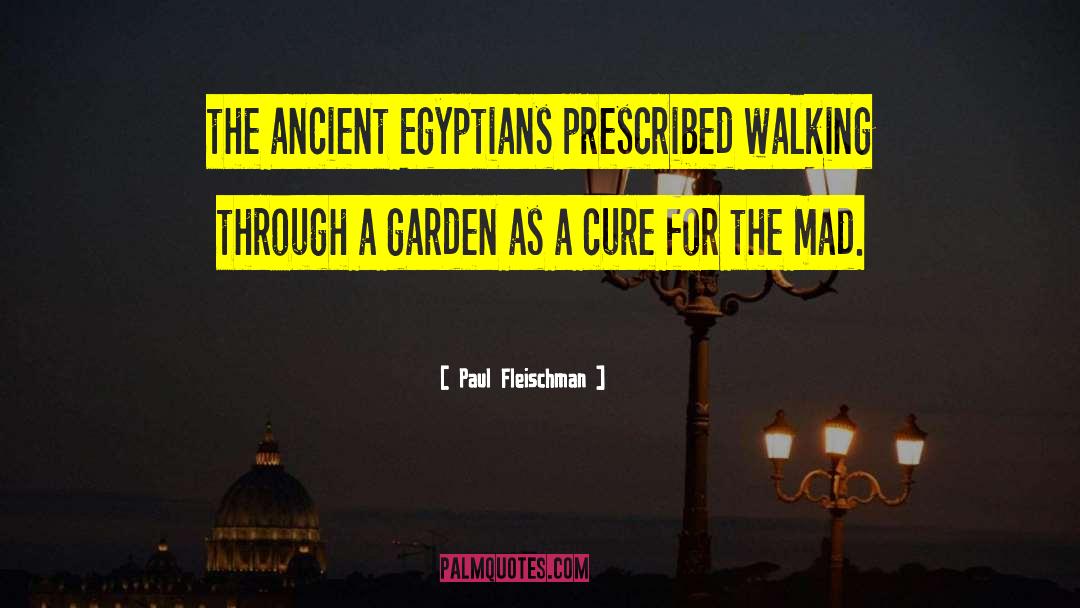 Ancient Egyptians quotes by Paul Fleischman