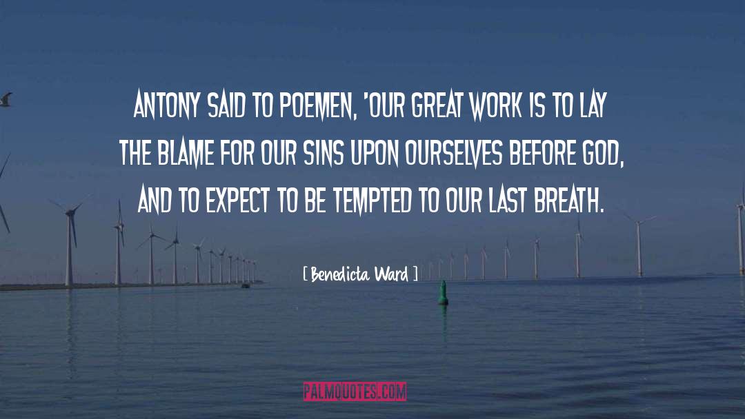 Ancient God quotes by Benedicta Ward