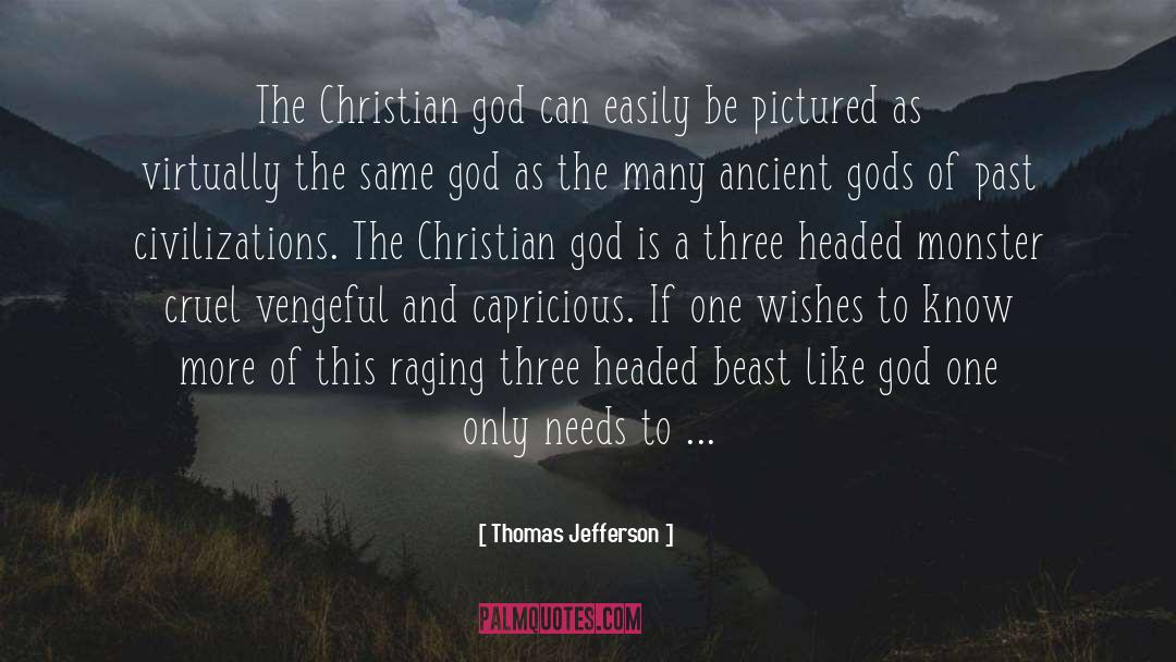 Ancient Gods quotes by Thomas Jefferson