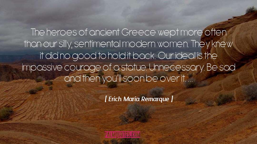 Ancient Greece quotes by Erich Maria Remarque