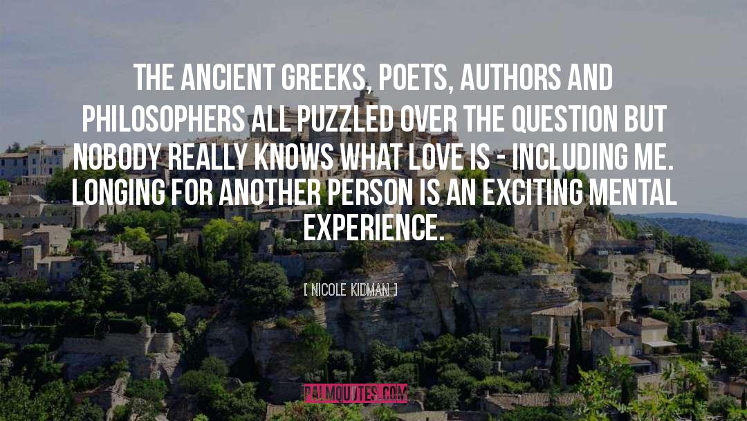 Ancient Greek Atheism quotes by Nicole Kidman