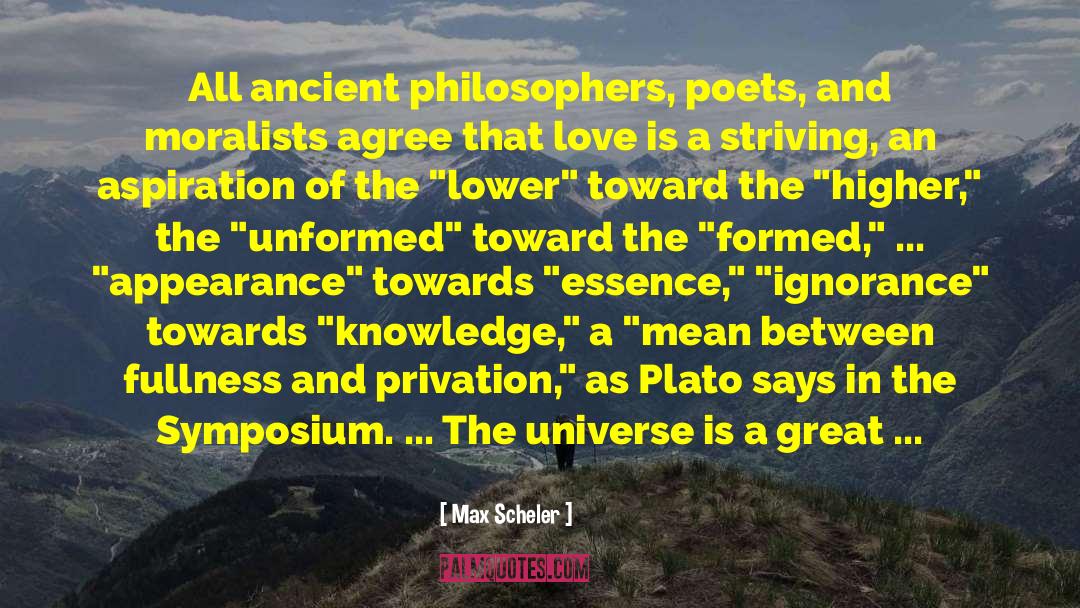 Ancient Greek Atheism quotes by Max Scheler