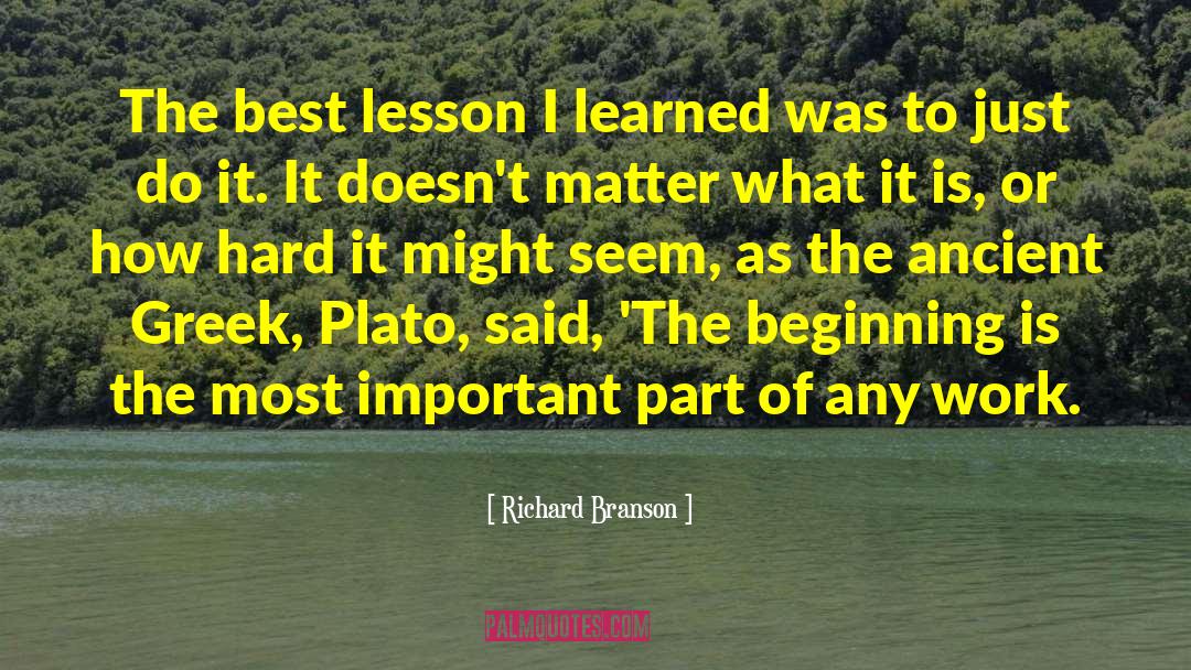 Ancient Greek quotes by Richard Branson