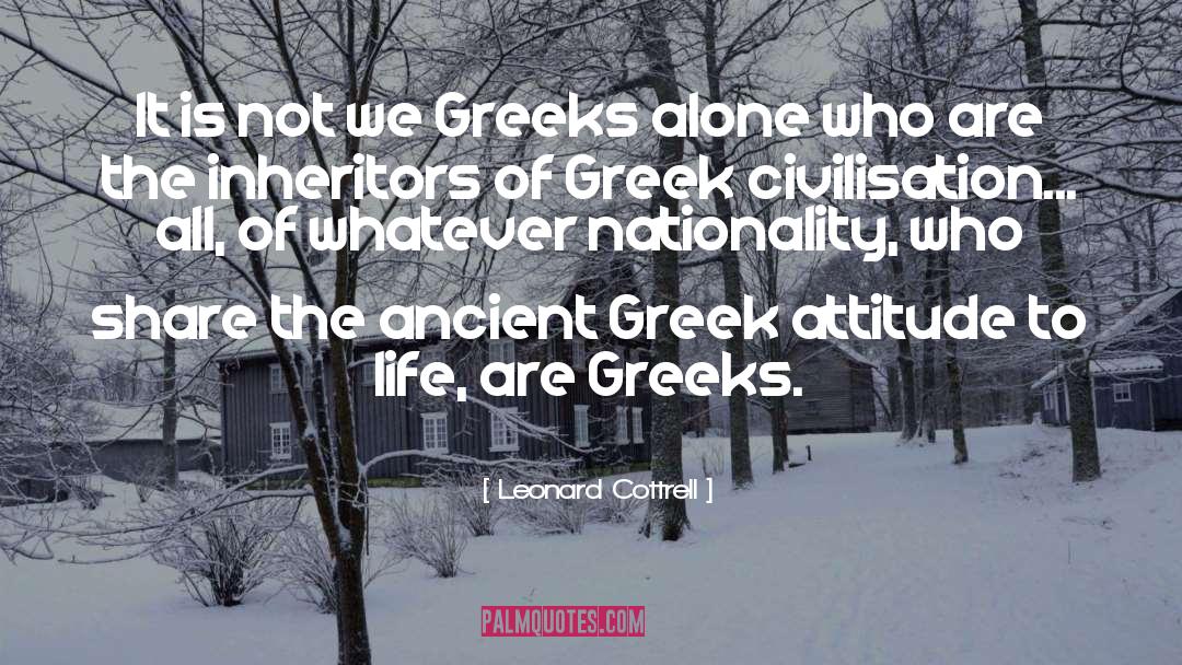 Ancient Greek quotes by Leonard Cottrell