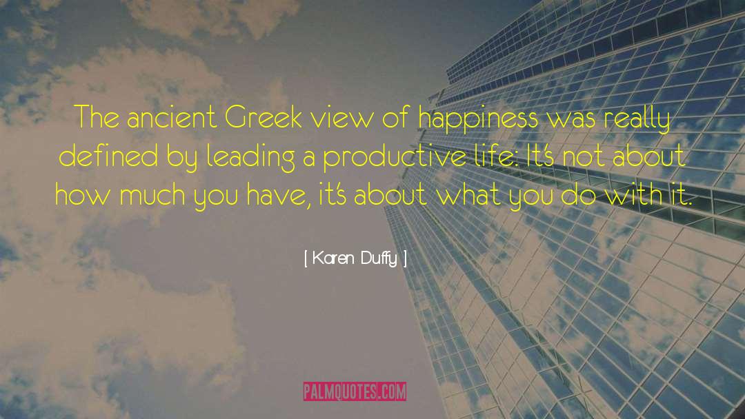 Ancient Greek quotes by Karen Duffy