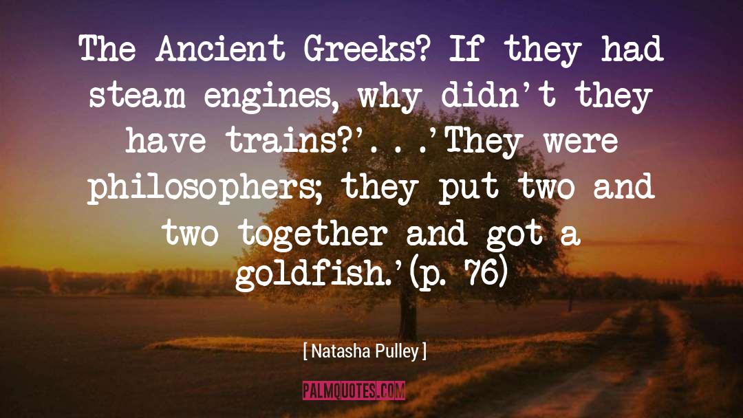 Ancient Greeks quotes by Natasha Pulley