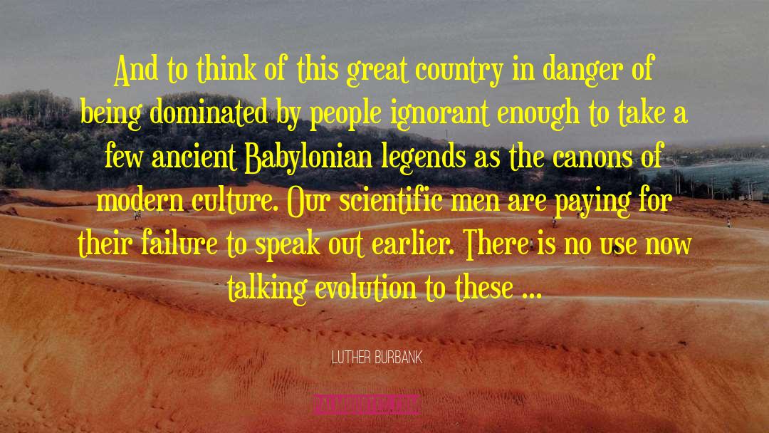 Ancient Legends Series quotes by Luther Burbank