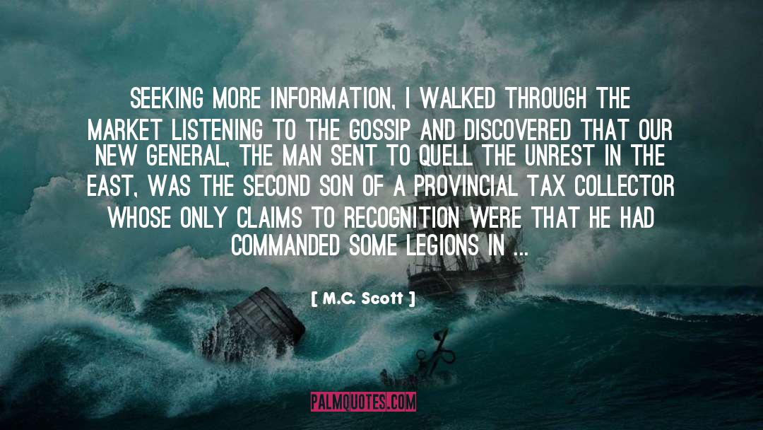 Ancient Rome quotes by M.C. Scott