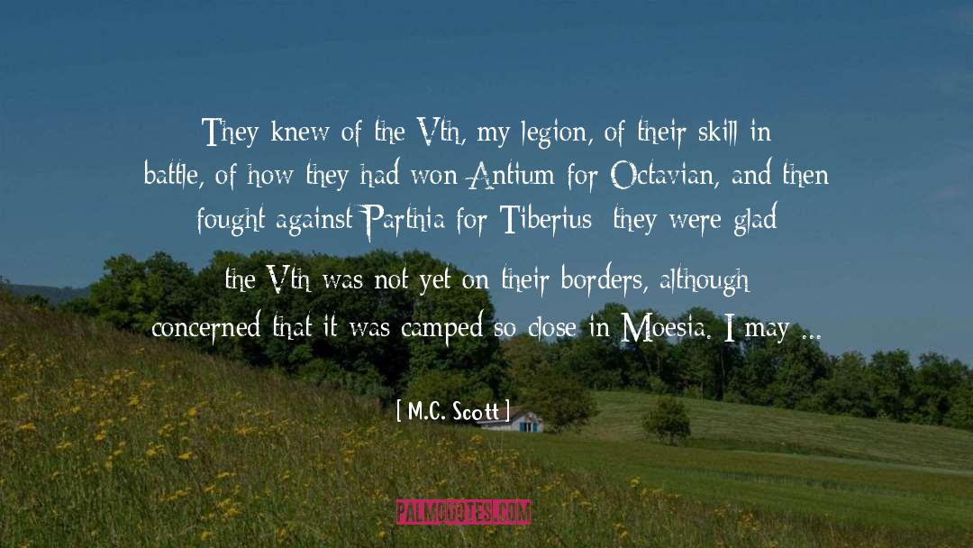 Ancient Rome quotes by M.C. Scott