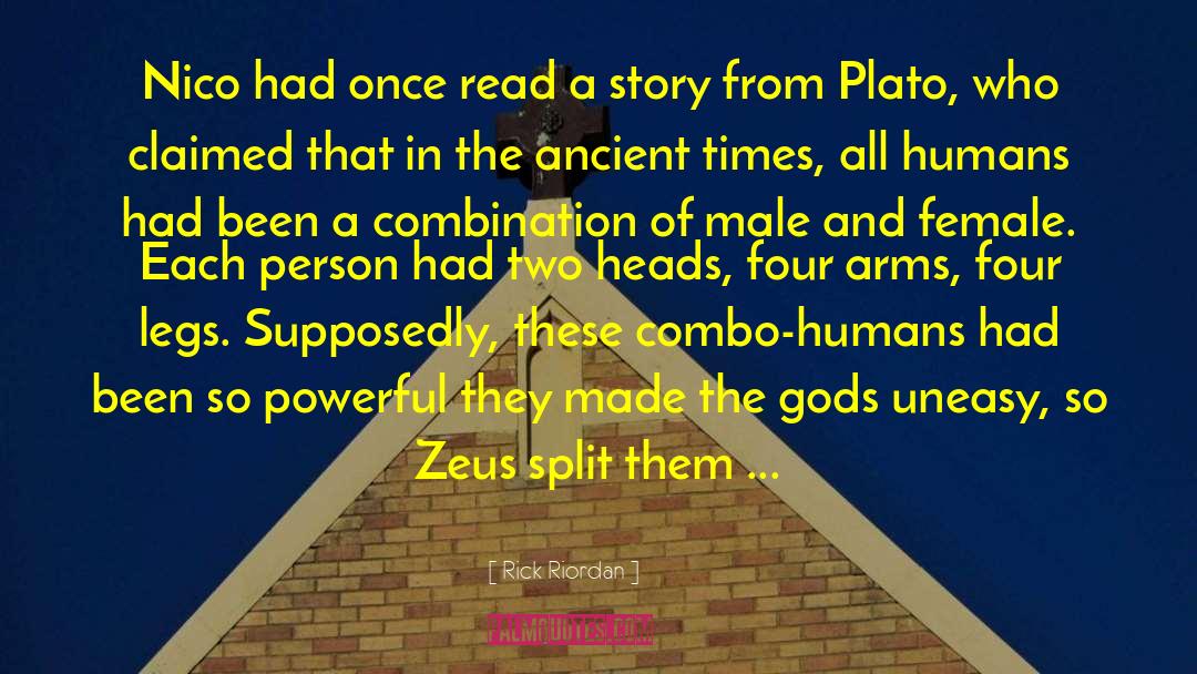 Ancient Times quotes by Rick Riordan