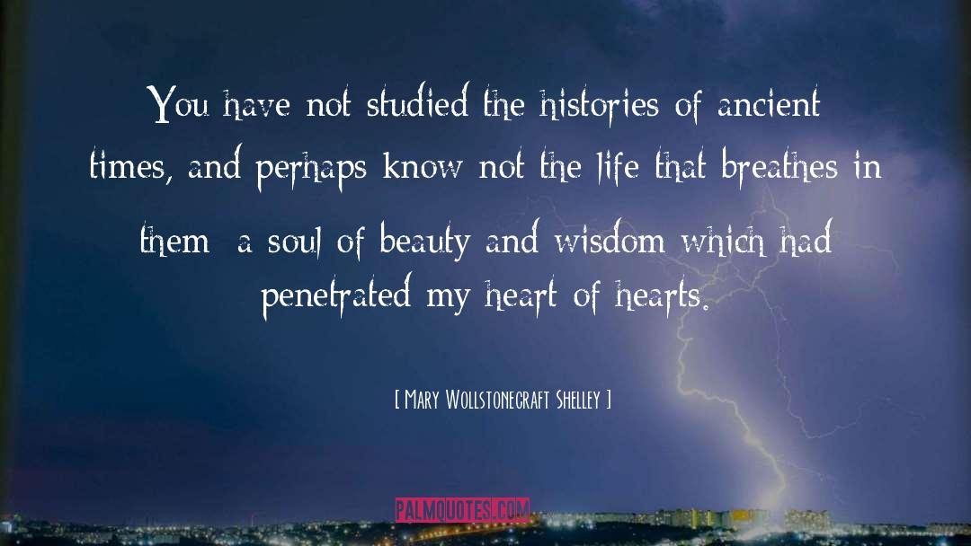Ancient Times quotes by Mary Wollstonecraft Shelley