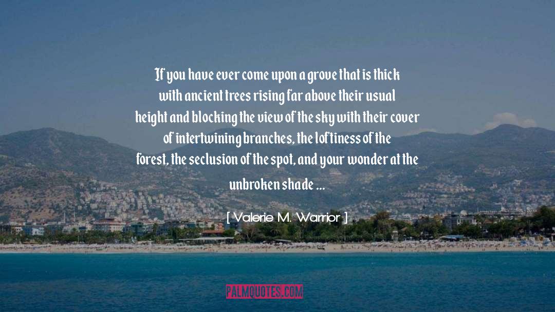 Ancient Trees quotes by Valerie M. Warrior