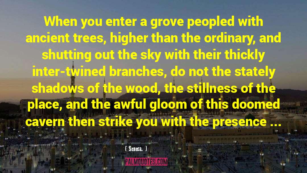 Ancient Trees quotes by Seneca.