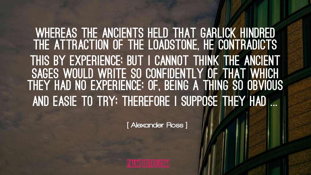 Ancient Wisdom quotes by Alexander Ross