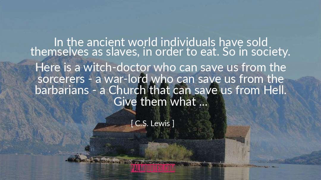 Ancient World quotes by C.S. Lewis