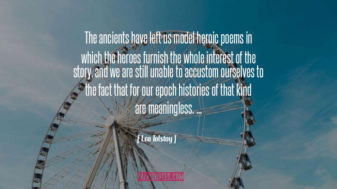 Ancients quotes by Leo Tolstoy
