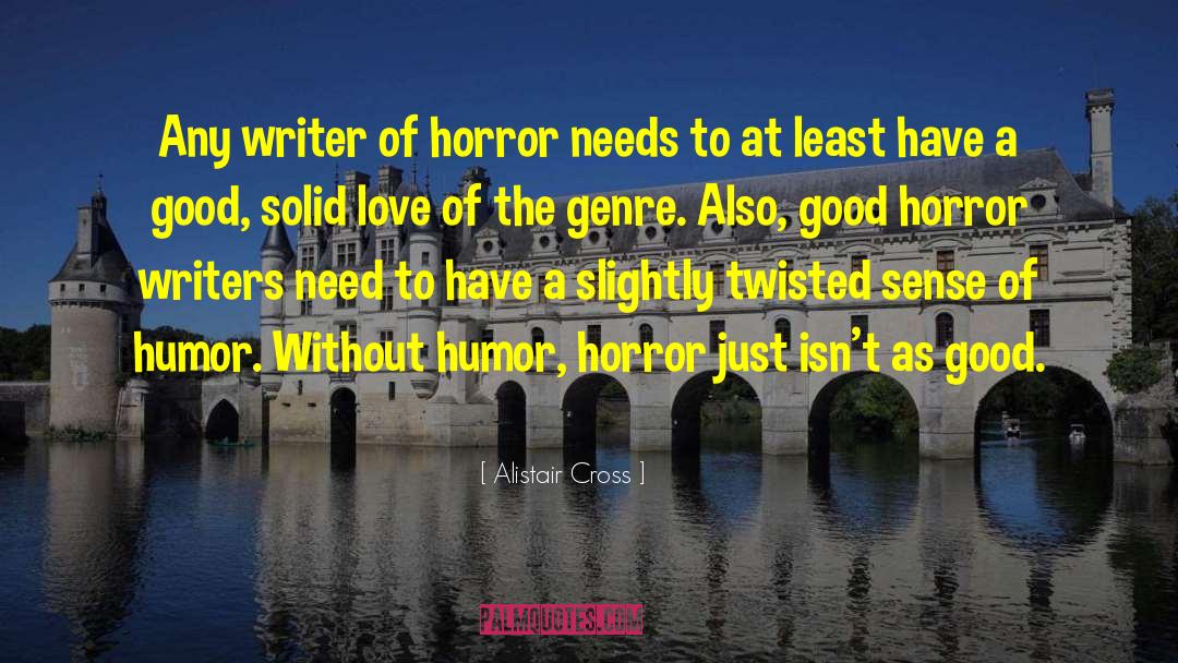 And Author quotes by Alistair Cross