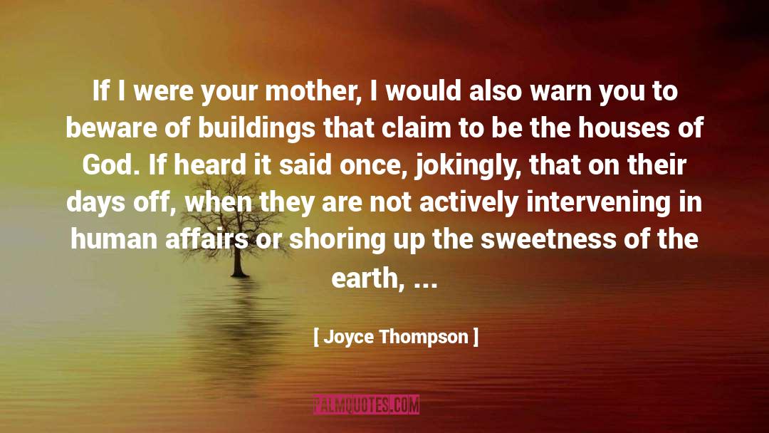 And Darling quotes by Joyce Thompson