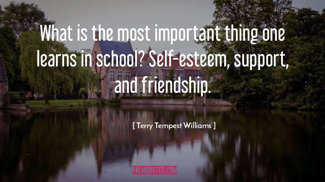 And Friendship quotes by Terry Tempest Williams
