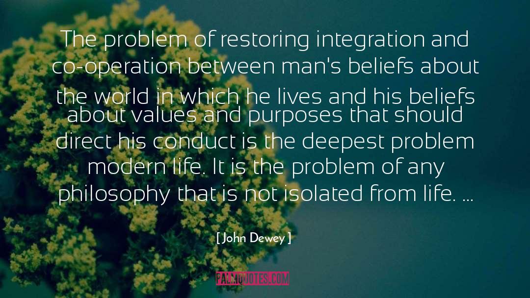 And His quotes by John Dewey