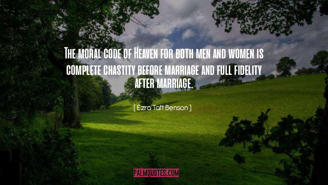 And Marriage quotes by Ezra Taft Benson