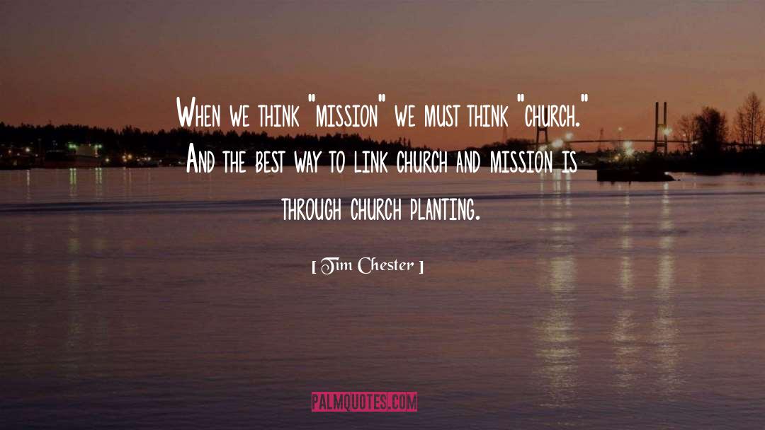 And Mission quotes by Tim Chester