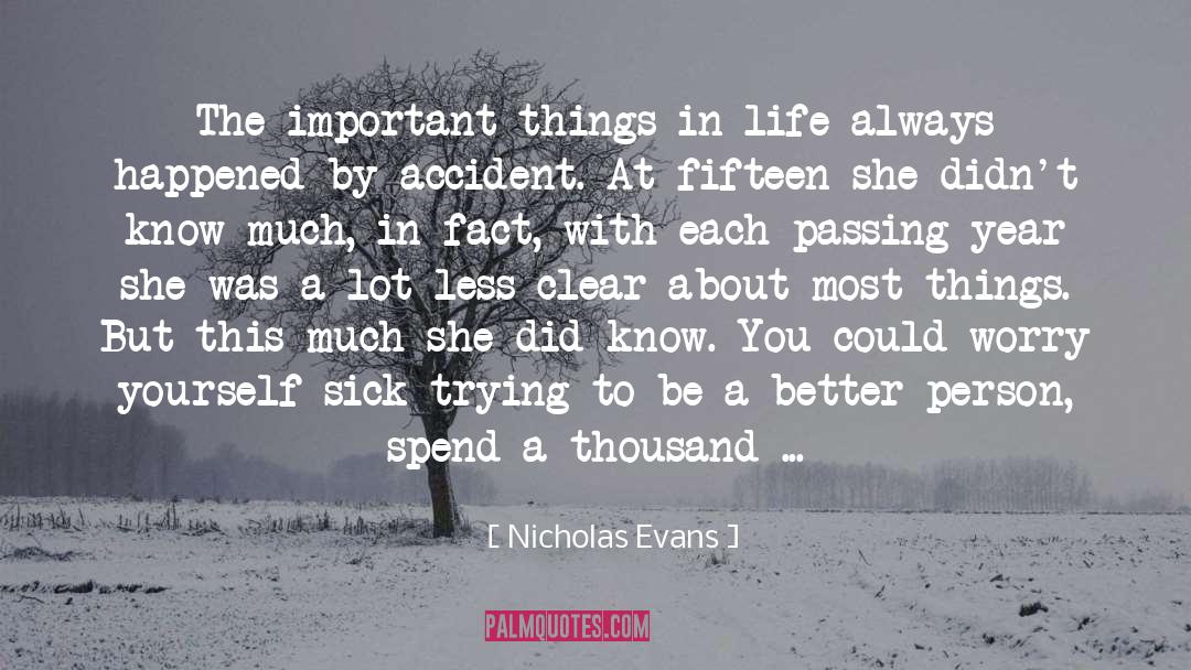 And Promise quotes by Nicholas Evans