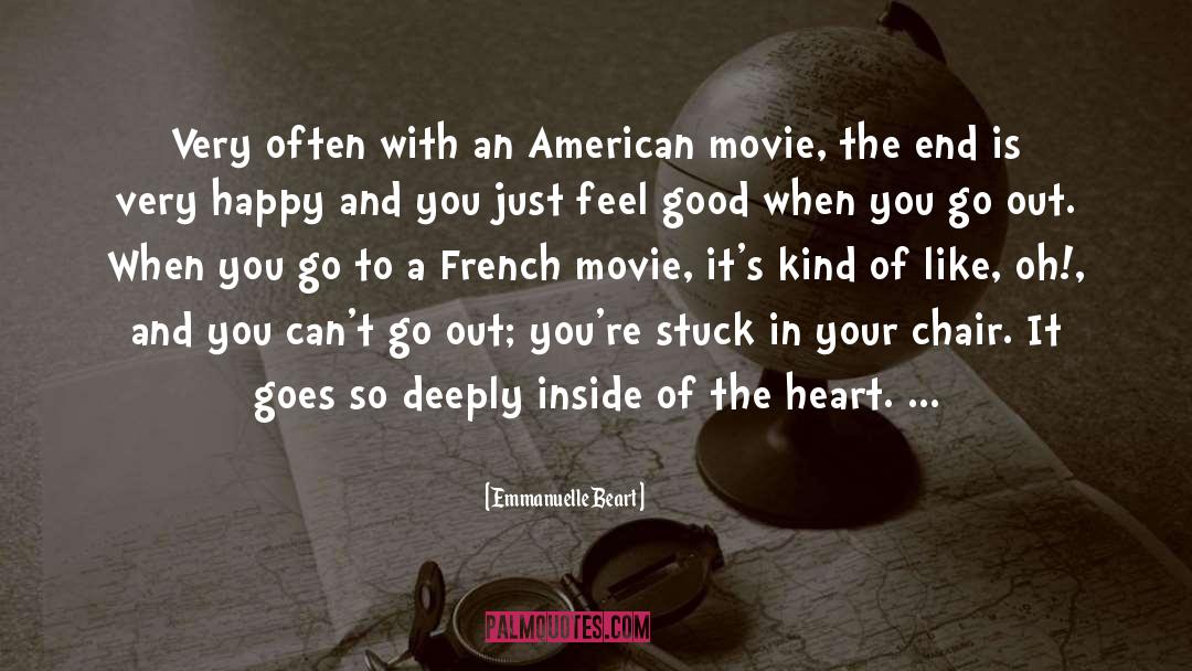 And quotes by Emmanuelle Beart