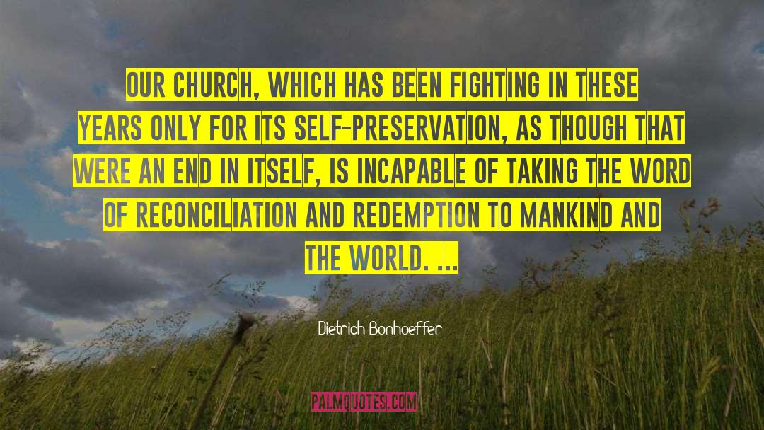 And Redemption quotes by Dietrich Bonhoeffer