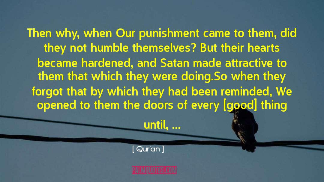 And Satan quotes by Qur'an