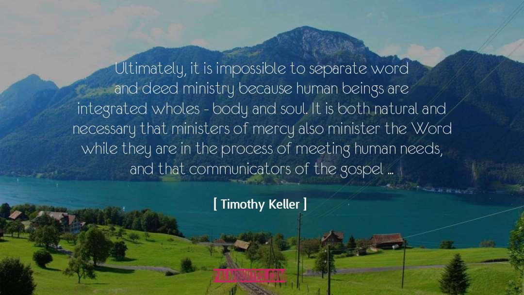 And Soul quotes by Timothy Keller