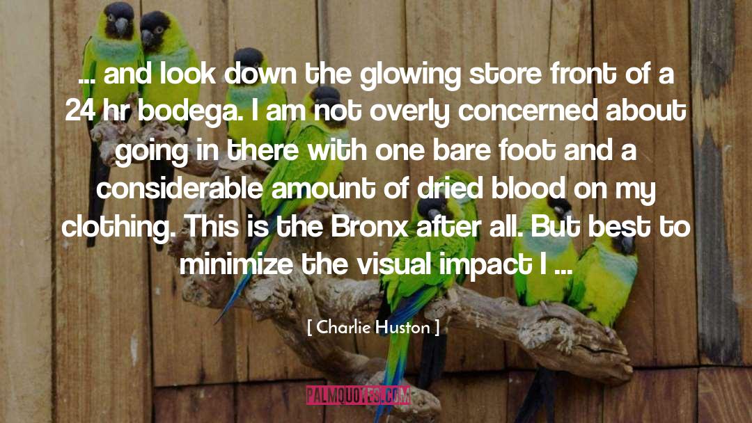 And1 Clothing quotes by Charlie Huston