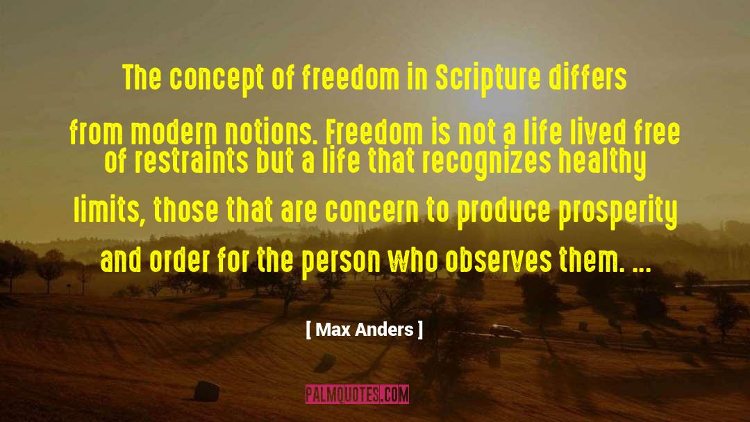 Anders Ellis quotes by Max Anders