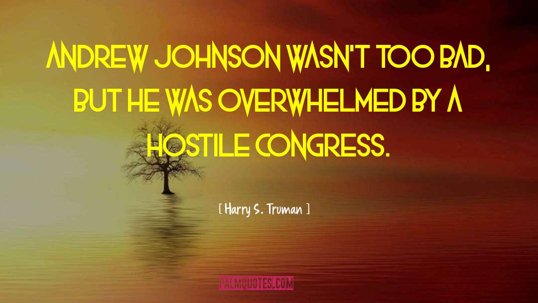 Andrew Johnson quotes by Harry S. Truman