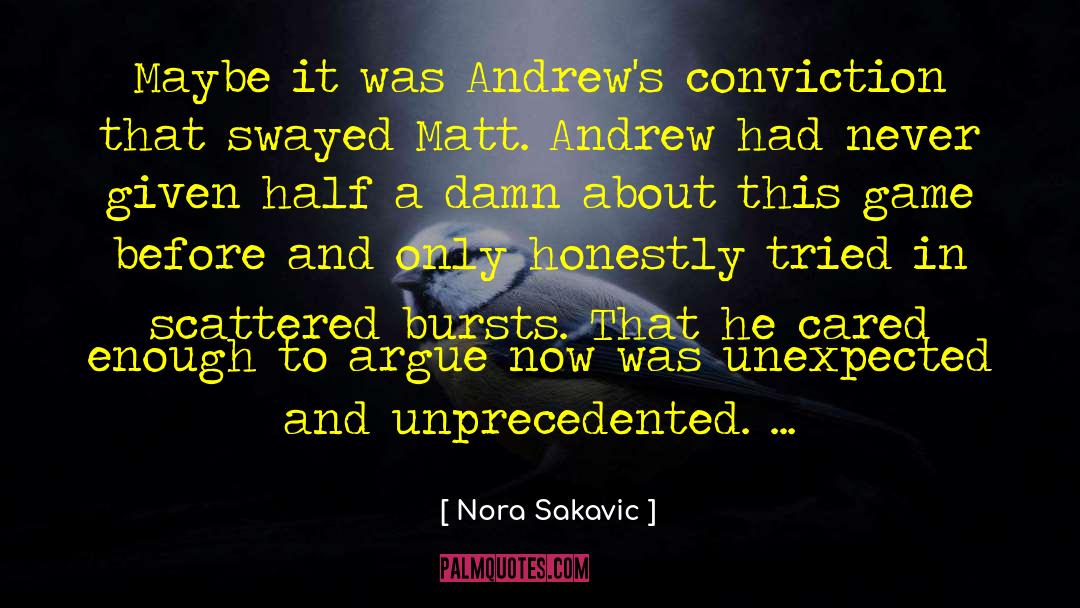 Andrew Koh quotes by Nora Sakavic