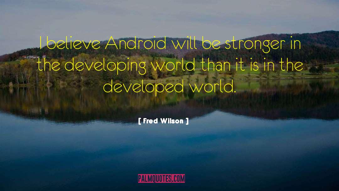 Android Java Replace Double quotes by Fred Wilson