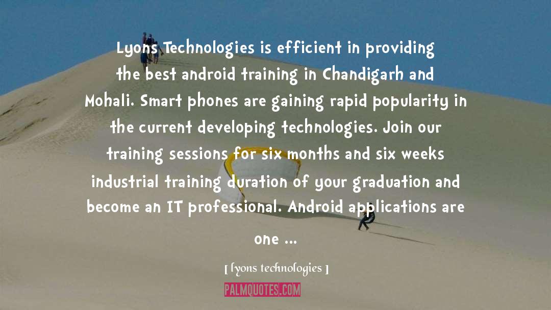 Android Training In Mohali quotes by Lyons Technologies