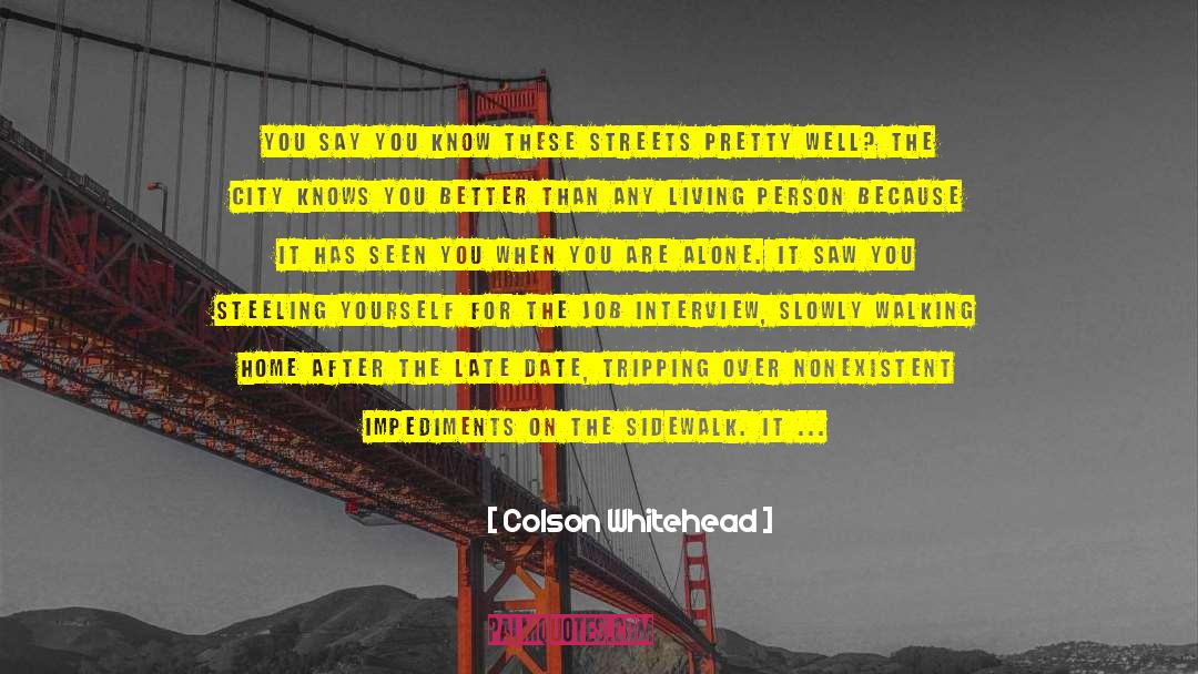 Androulakis Apartments quotes by Colson Whitehead
