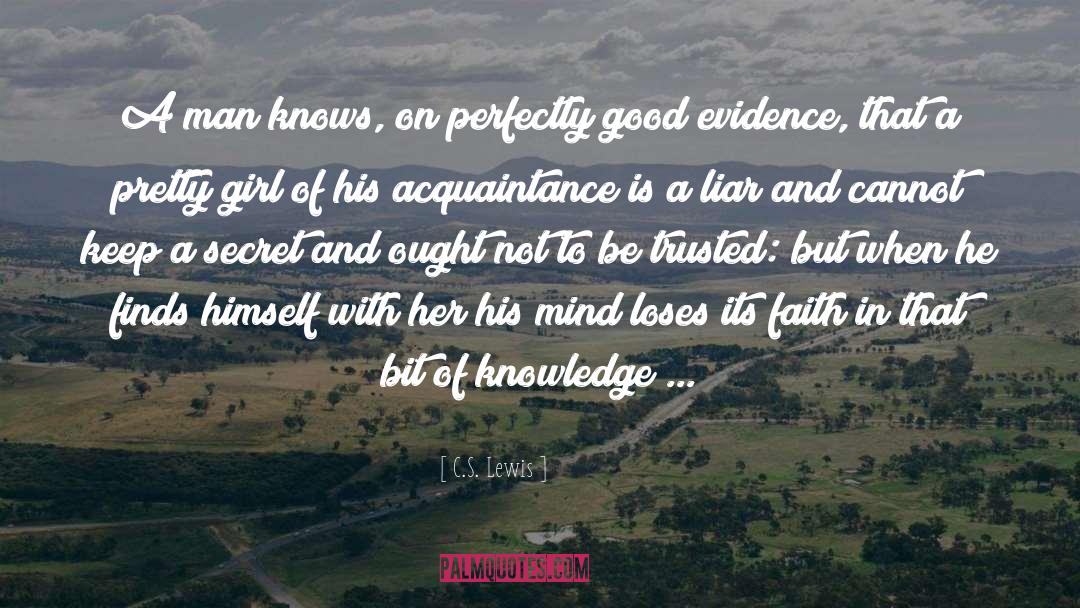 Anecdotal Evidence quotes by C.S. Lewis