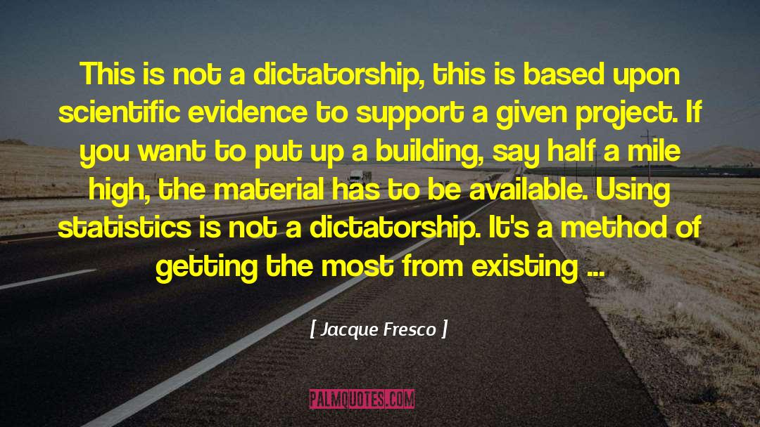 Anecdotal Evidence quotes by Jacque Fresco
