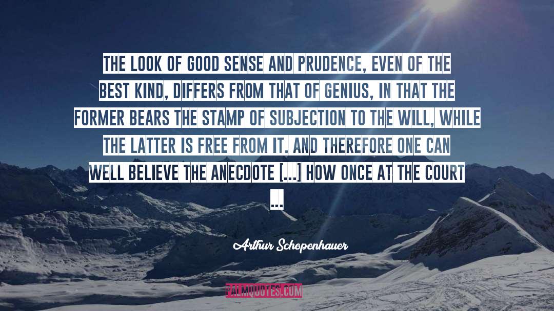 Anecdote quotes by Arthur Schopenhauer