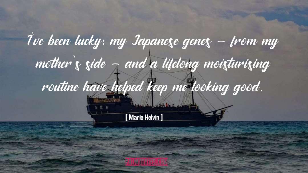 Aneka Japanese quotes by Marie Helvin