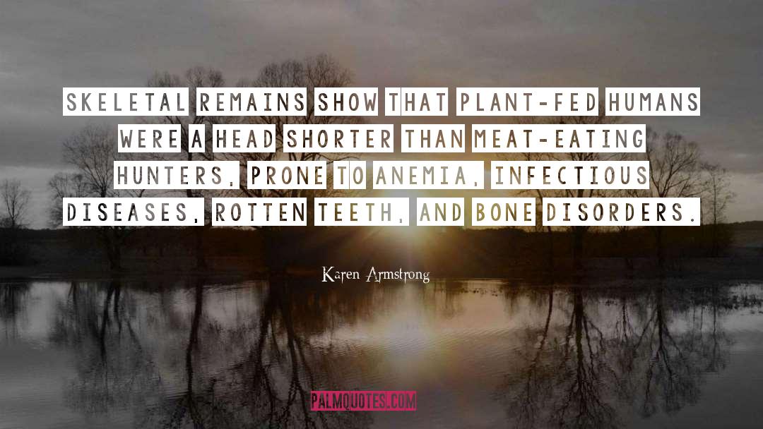 Anemia quotes by Karen Armstrong