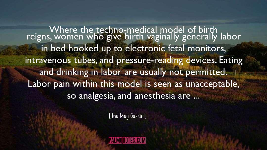 Anesthesia quotes by Ina May Gaskin