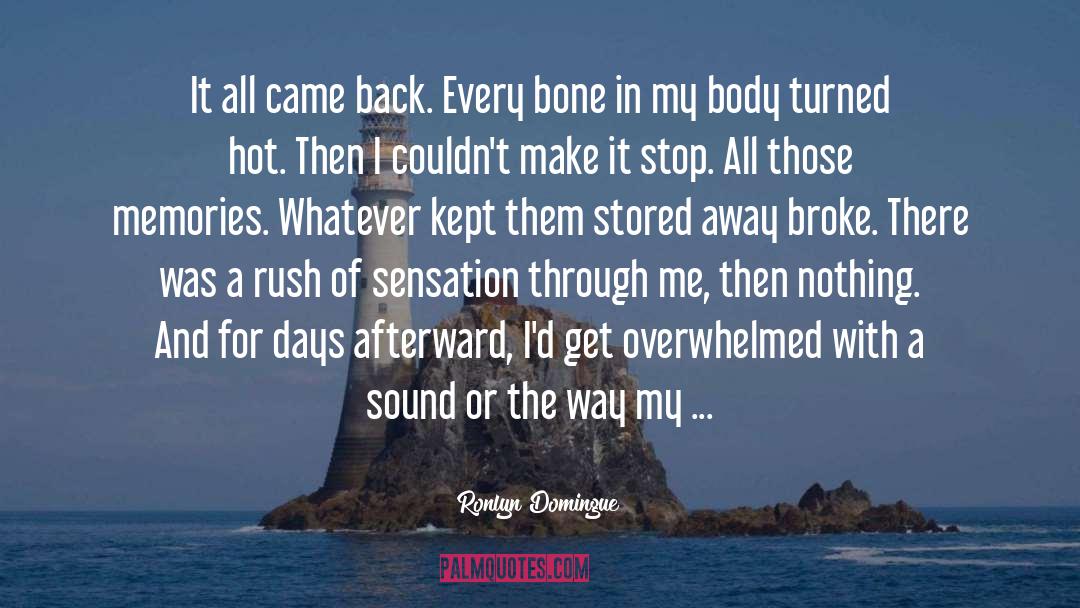 Aneurysmal Bone quotes by Ronlyn Domingue