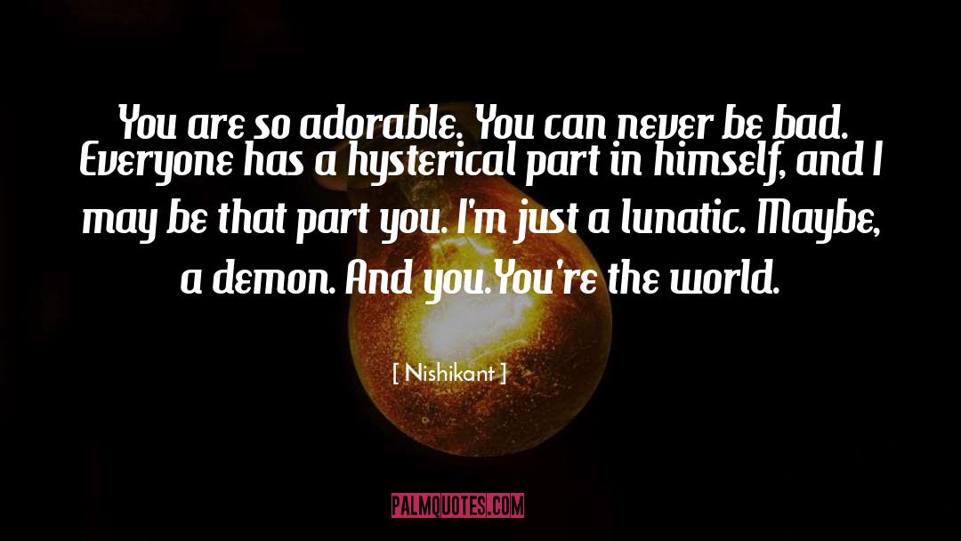 Angel And Demon Love quotes by Nishikant